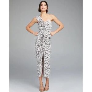 Veronica Beard Ruffian Floral-print Midi Dress. Wore once to a wedding.